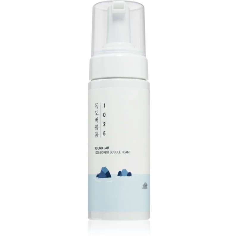 ROUND LAB 1025 Dokdo Bubble Foam ενυδατικός καθαριστικός αφρός με καταπραϋντική δράση 150 ml