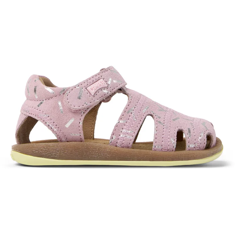 CAMPER Bicho - Πέδιλα Για Firstwalkers - Ροζ, Μέγεθος 22, Suede