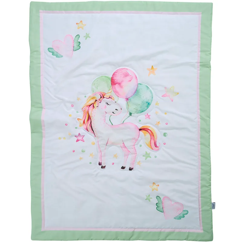 Πάπλωμα Κούνιας 110x150 Das Home Unicorn 4919 Ροζ 110x150