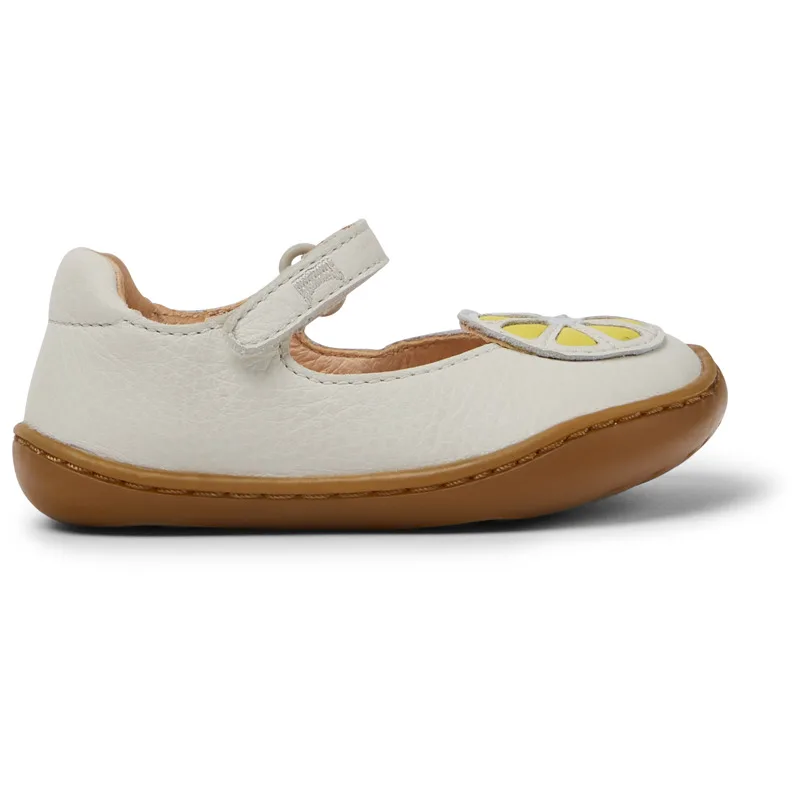 CAMPER Twins - Μπαλαρίνες Για Firstwalkers - Λευκό, Μέγεθος 22, Smooth leather