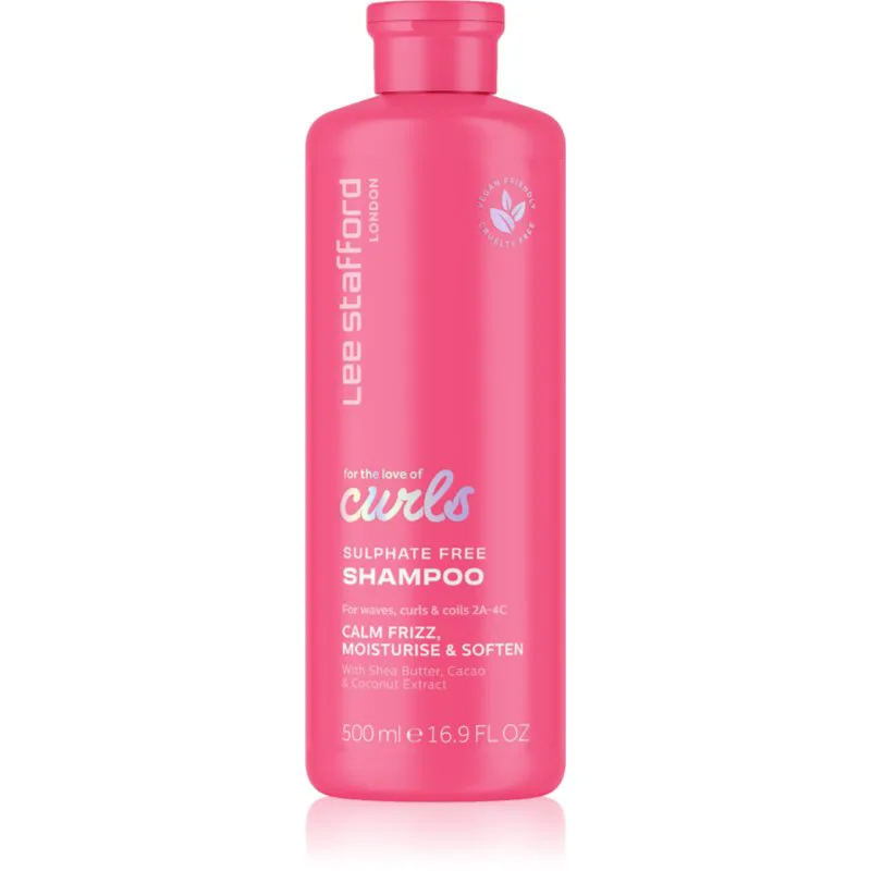 Lee Stafford For The Love Of Curls Shampoo σαμπουάν για σπαστά και σγουρά μαλλιά 500 ml
