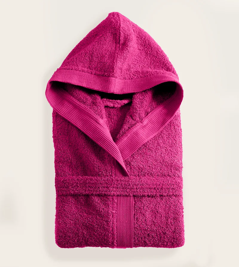 Μπουρνούζι με κουκούλα (XXL) AMADEUS FUCHSIA, RYTHMOS HOME