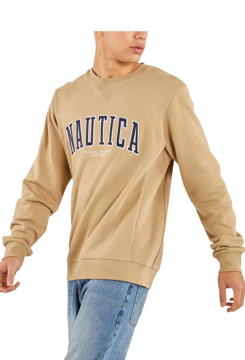 Μπλούζα Μακρυμάνικη Nautica Brayden Φουτερ N1K01296-204 Ανδρικό