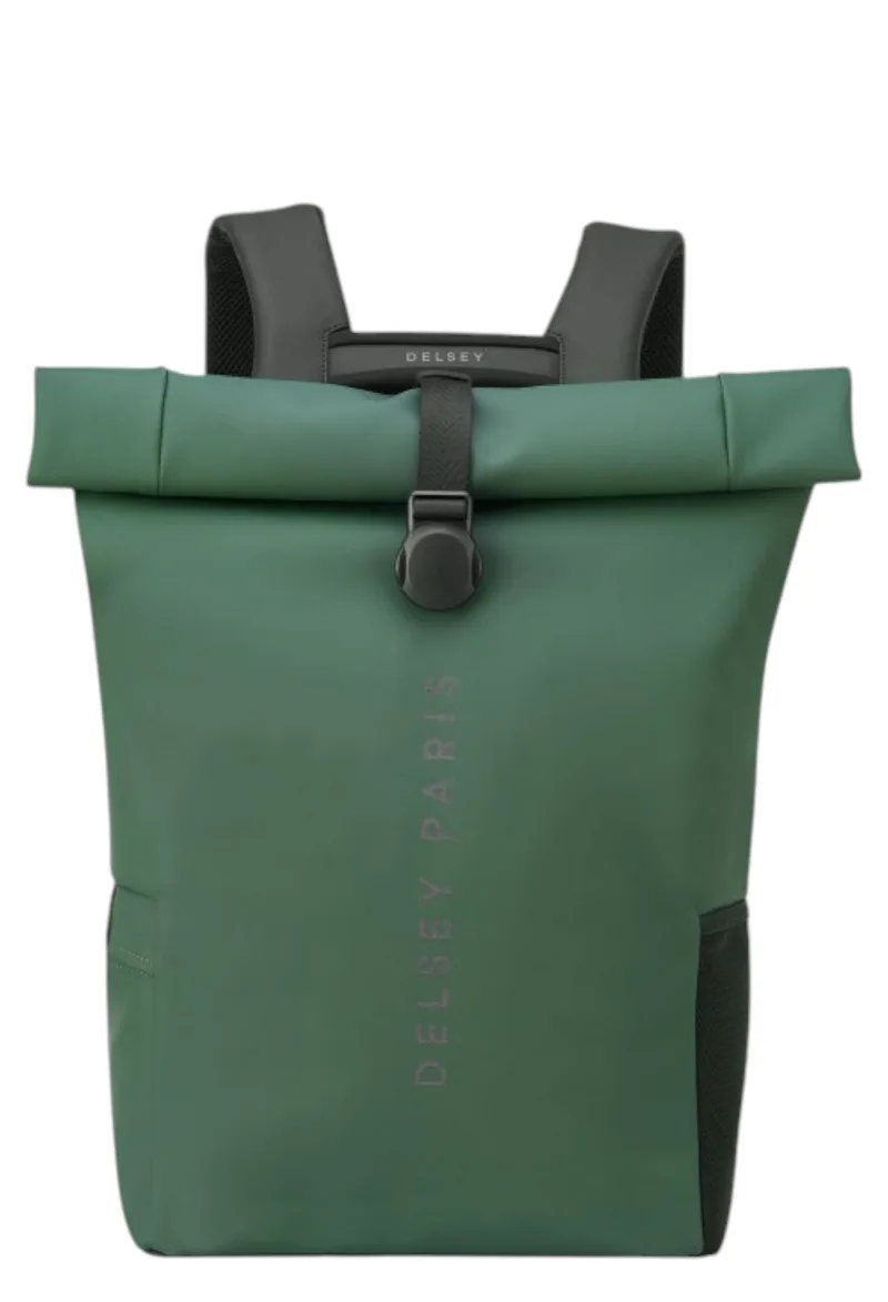 Σακίδιο Πλάτης Delsey Turenne Roll Top 46×40×14cm 163262013-GREEN