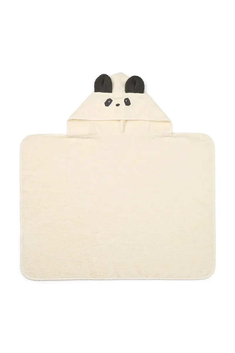 Παιδική βαμβακερή πετσέτα Liewood Vilas Panda Baby Hooded Towel