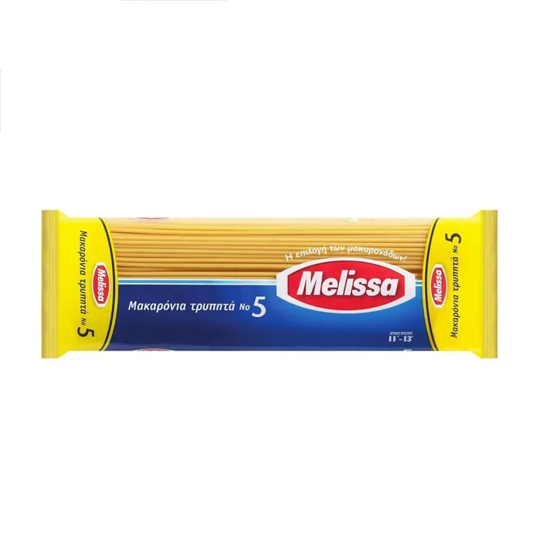 ΜΑΚΑΡΟΝΙΑ MELISSA ΤΡΥΠΗΤΑ Νο5 500gr
