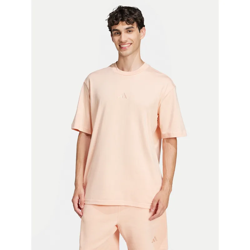 adidas T-Shirt Zwide Graphic JD5828 Κοραλλί Loose Fit