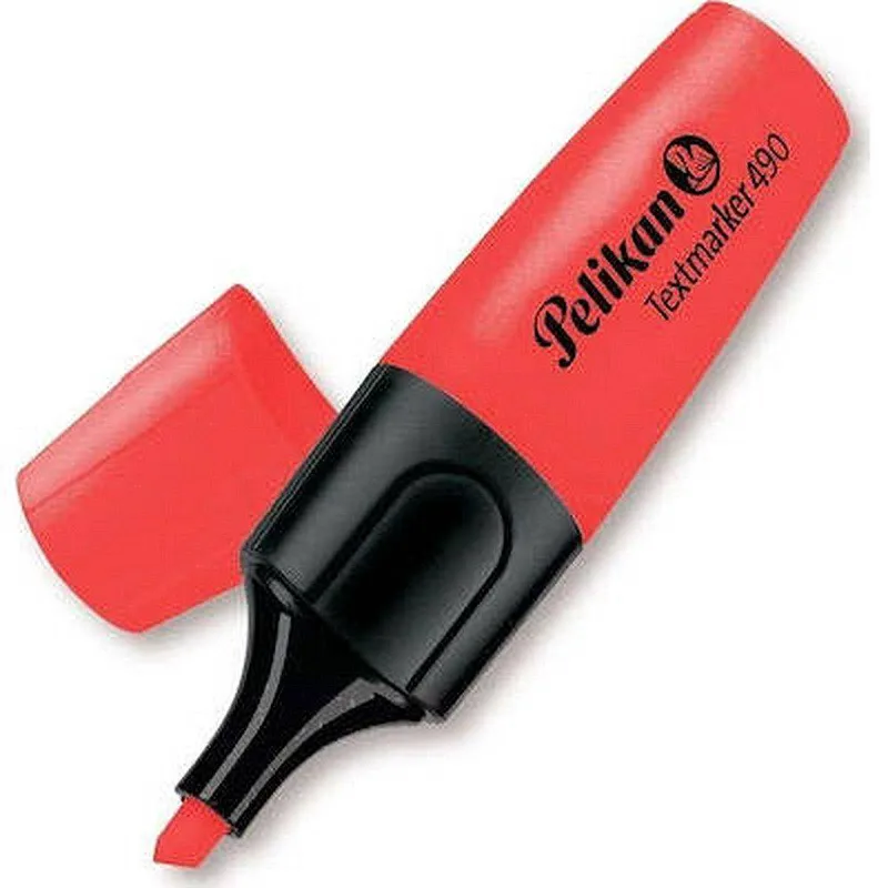 Μαρκαδόρος Υπογράμμισης Pelikan Textmarker 490 Κόκκινο 940429