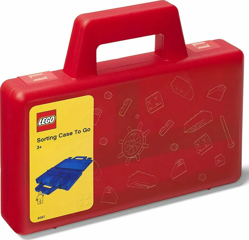 ΚΟΥΤΙ ΟΡΓΑΝΩΣΗΣ LEGO ΚΟΚΚΙΝΟ TO GO TRANSPARENT (40870001)