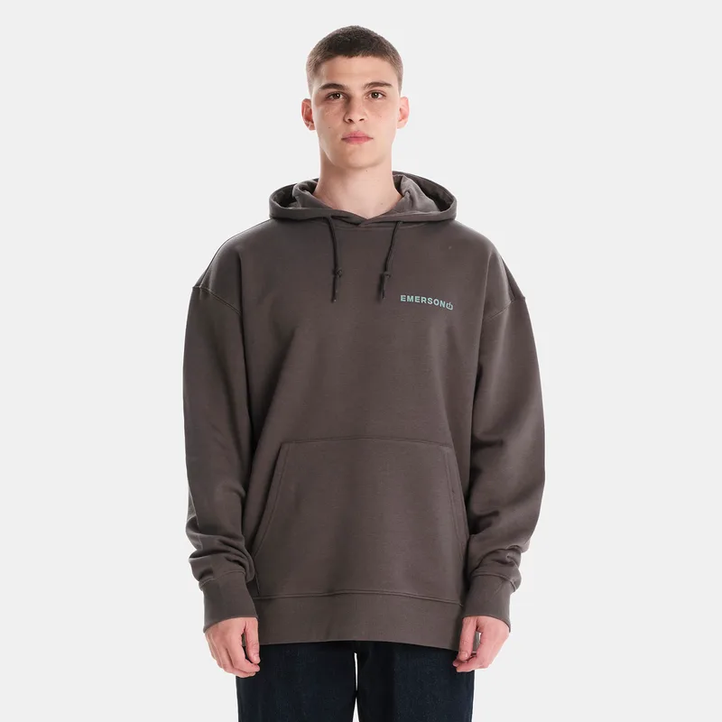 EMERSON MEN'S OVERSIZED PULLOVER HOODIE ΧΑΚΙ