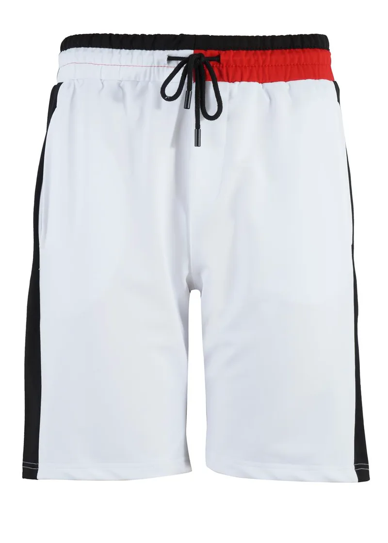 Αντρική βερμούδα στάμπα. Sports collection. ΛΕΥΚΟ