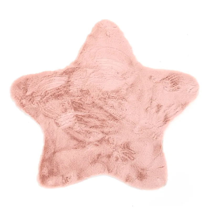 Παιδικό Χαλί Γούνινο (100x100) Royal Carpet Bunny Kids Star Ροζ