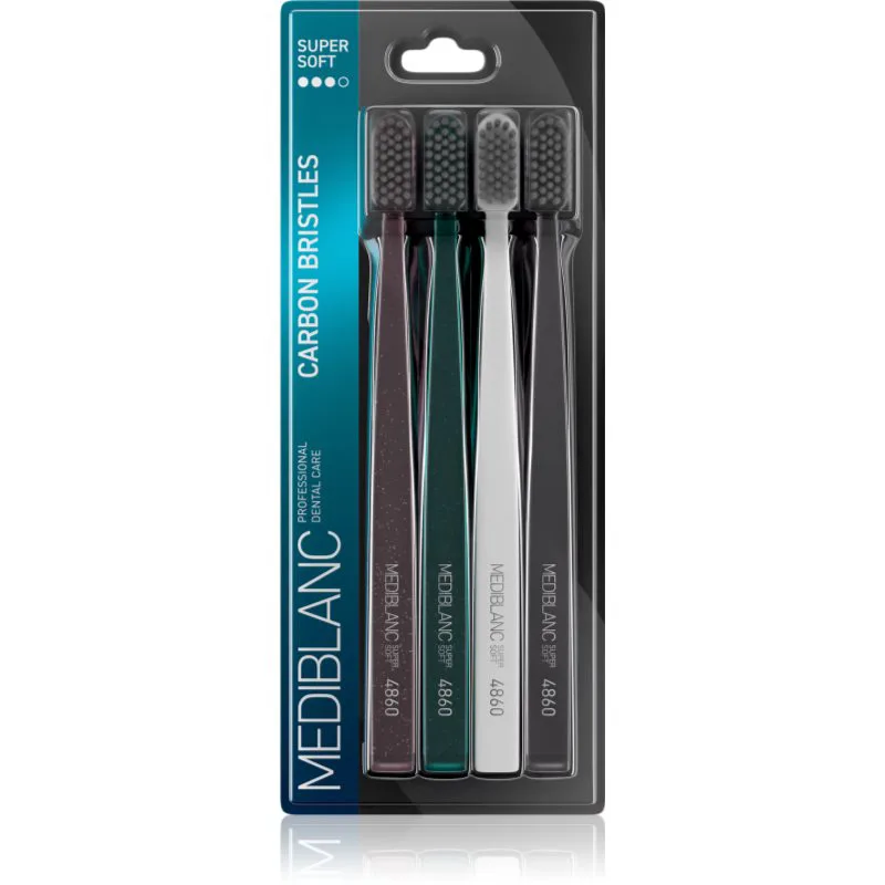 MEDIBLANC Toothbrush Super Soft οδοντόβουρτσα με τρίχες άνθρακα