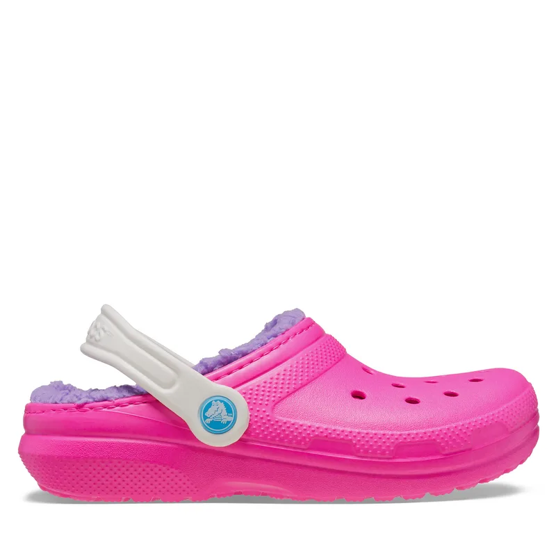 Παντόφλες Crocs Classic Lined Clog Kids 207010 Ροζ