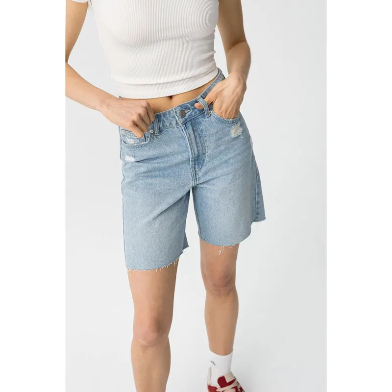 Βερμούδα τζιν κορίτσι Tiffosi-10059417-C20-Blue Denim