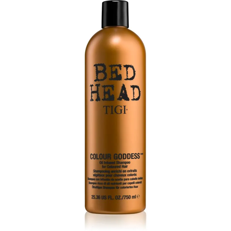 TIGI Bed Head Colour Goddess ελαιώδες σαμπουάν για βαμμένα μαλλιά 750 ml