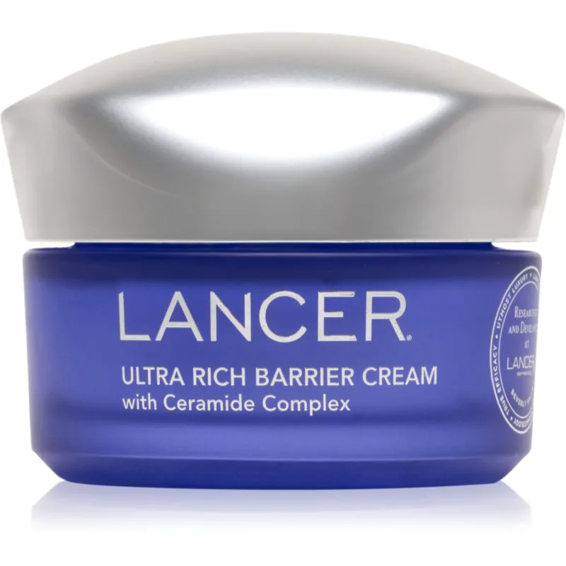 LANCER Ultra Rich Barrier Cream ενυδατική κρέμα με κηραμίδα για ενίσχυση του δερματικού φραγμού 50 ml