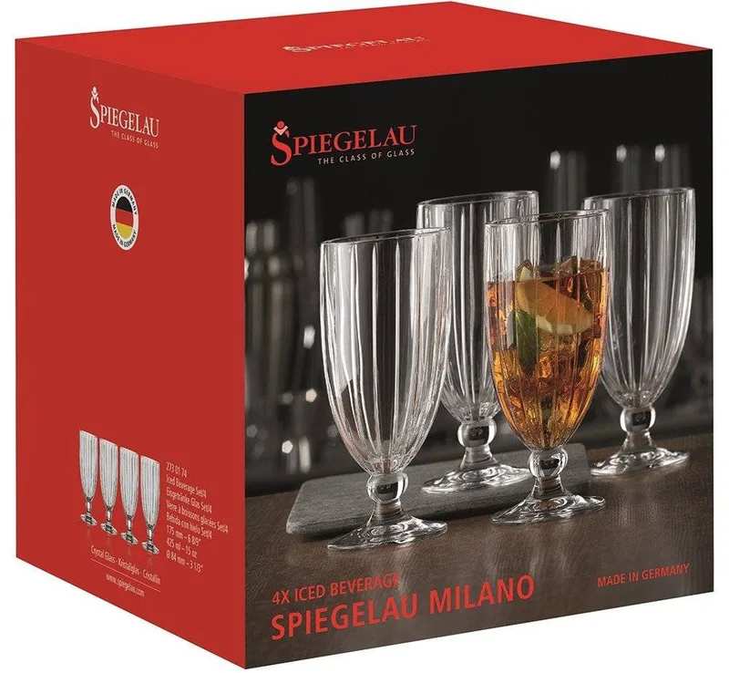 ΣΕΤ ΠΟΤΗΡΙΩΝ ICED BEVERAGE SPIEGELAU ΣΕΙΡΑ MILANO 4ΤΜΧ 425ML