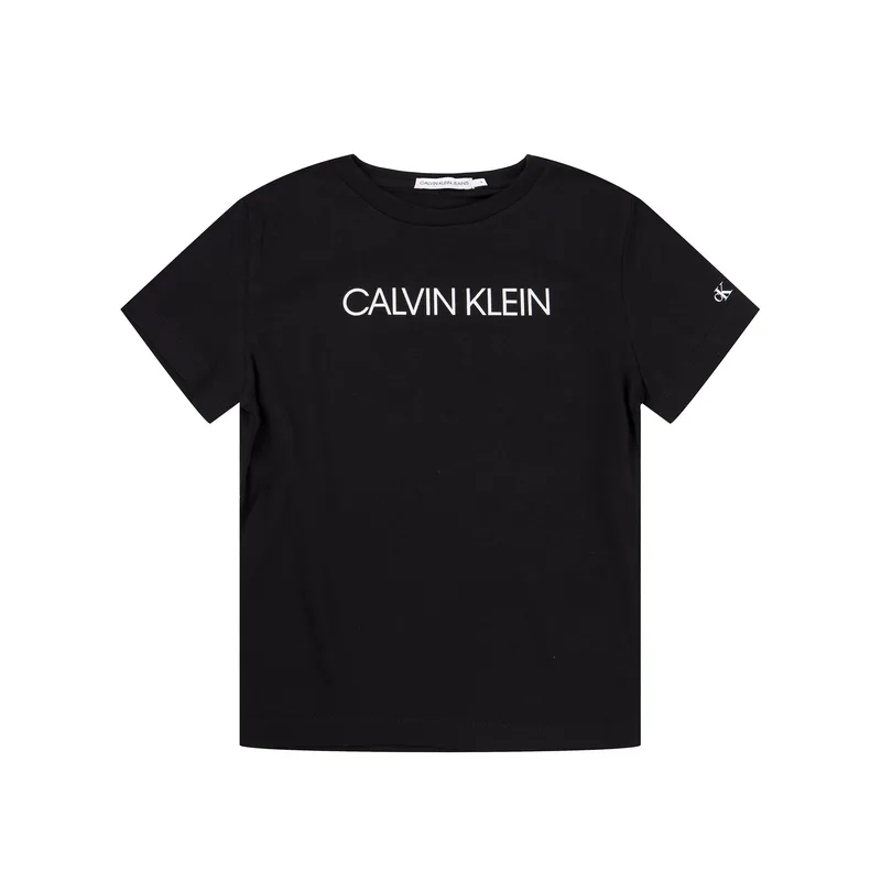 Calvin Klein Jeans T-Shirt Institutional SS IB0IB00347 Λευκό Regular Fit