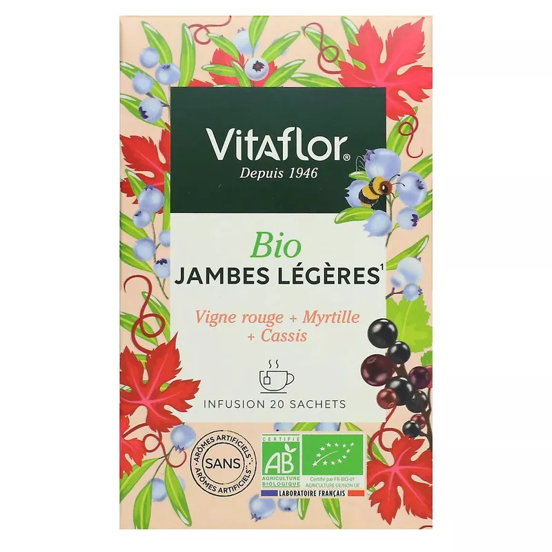 Vitaflor Floralis Herbal Tea Light Legs Bio 20 sachets