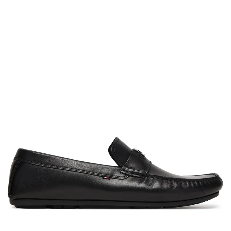 Μοκασίνια Tommy Hilfiger Hardware Hilfiger Driver Shoe FM0FM05838 Μαύρο