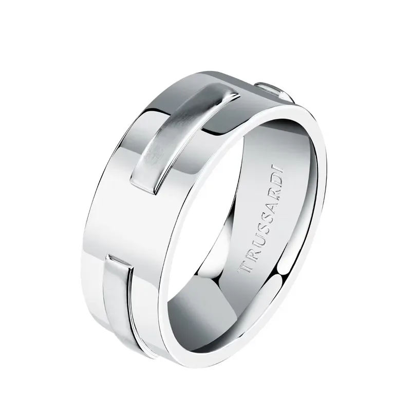 Δαχτυλίδι ανδρικό Trussardi Stainless Steel TJAXV420 TJAXV420 Ατσάλι