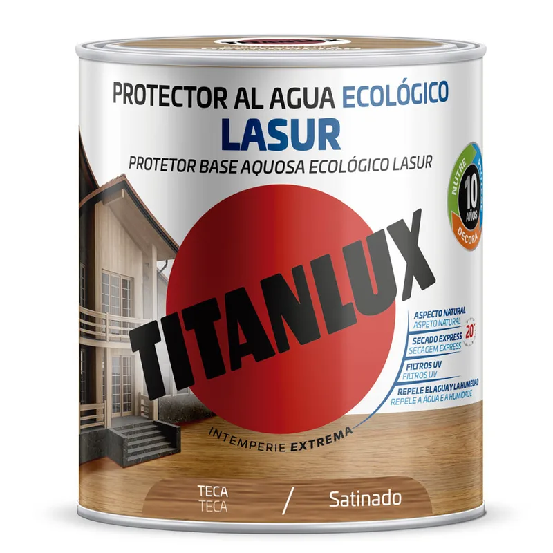 Βερνίκι Εμποτισμού Νερού TITAN TINAXYL LASUR COLOR AGUA TECA 750ml