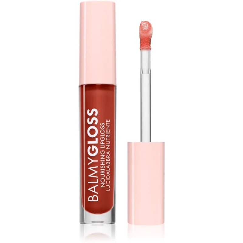 puroBIO Cosmetics BalmyGloss θρεπτικό λιπ γκλος απόχρωση 02 Shimmering Light Brown 4.2 γρ