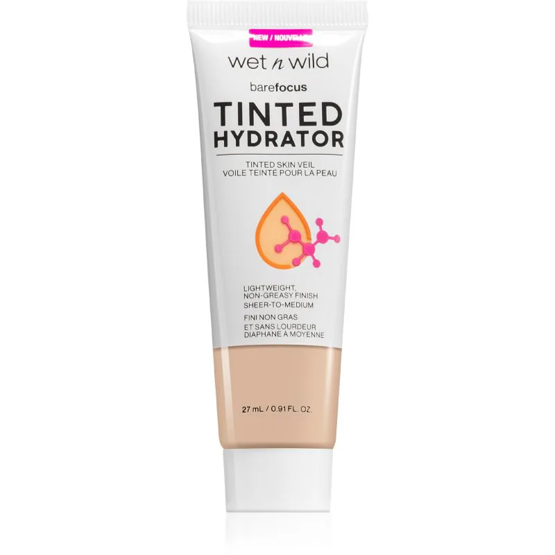 Wet n Wild BareFocus Tinted Hydrator Χρωματισμένο υγρό για ατέλειες απόχρωση Fair 27 ml