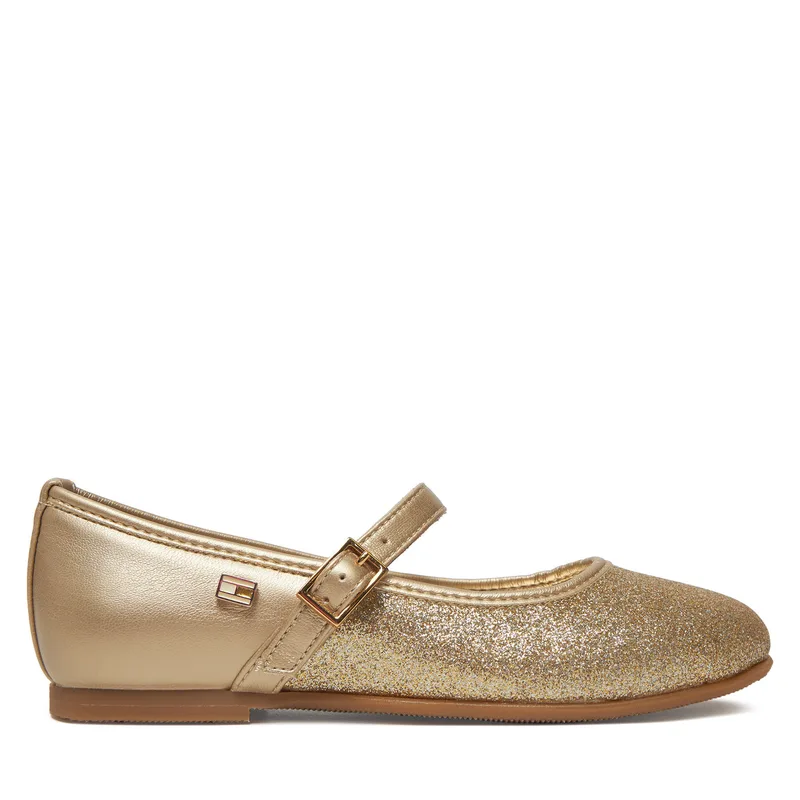 Μπαλαρίνες Tommy Hilfiger Ballerina T4A3-33930-0572 M Χρυσό