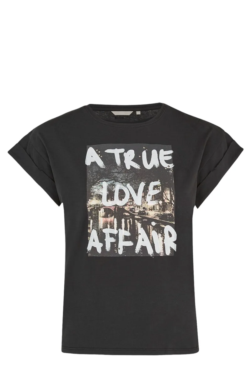 Μπλούζα Κοντομάνικη Mexx Loose Fit ZN2120016W-Black Γυναικείο