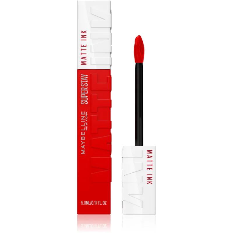 MAYBELLINE NEW YORK SuperStay Matte Ink ματ υγρό κραγιόν για μακρόχρονη επίδραση απόχρωση 118 Dancer 5 ml