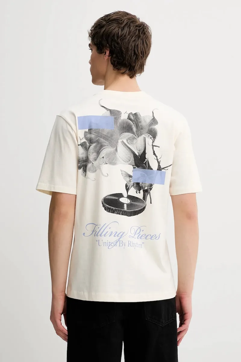 Filling Pieces Βαμβακερό μπλουζάκι Filling Pieces Grammophone