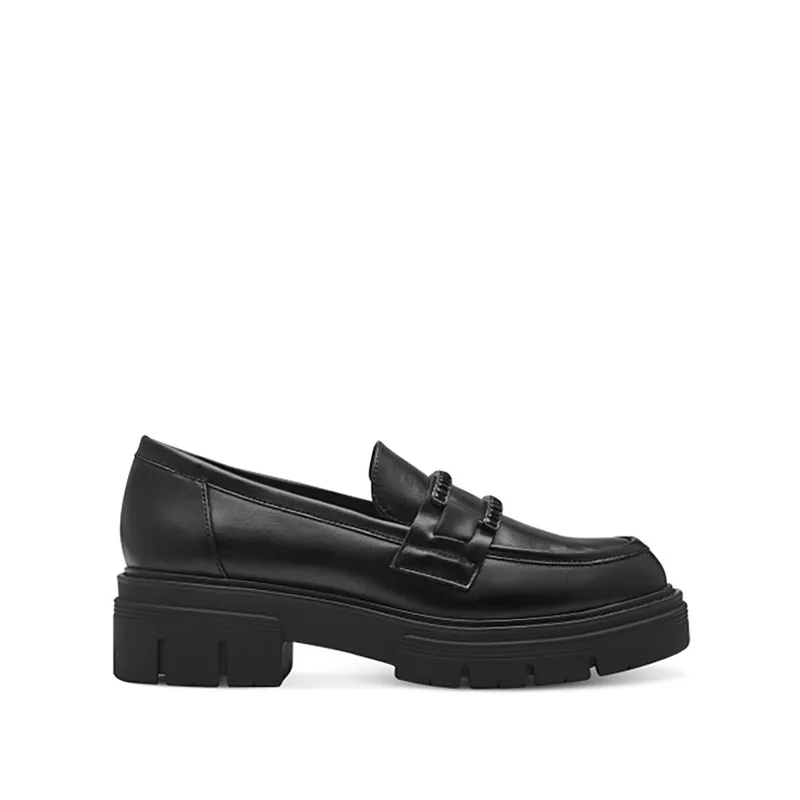 Μαύρο chunky loafer