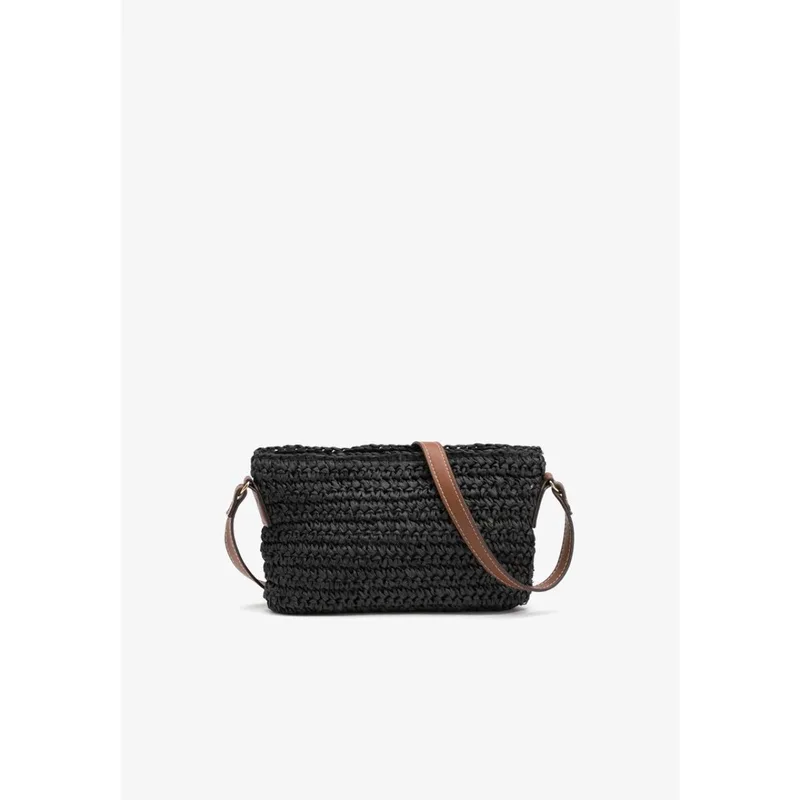 Τσάντα ψάθινη κορίτσι Tiffosi-10059778-000-Black
