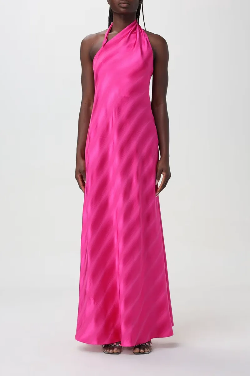 EMPORIO ARMANI ΦΟΡΕΜΑ MAXI ΕΝΑΣ ΩΜΟΣ ΦΟΥΞΙΑ