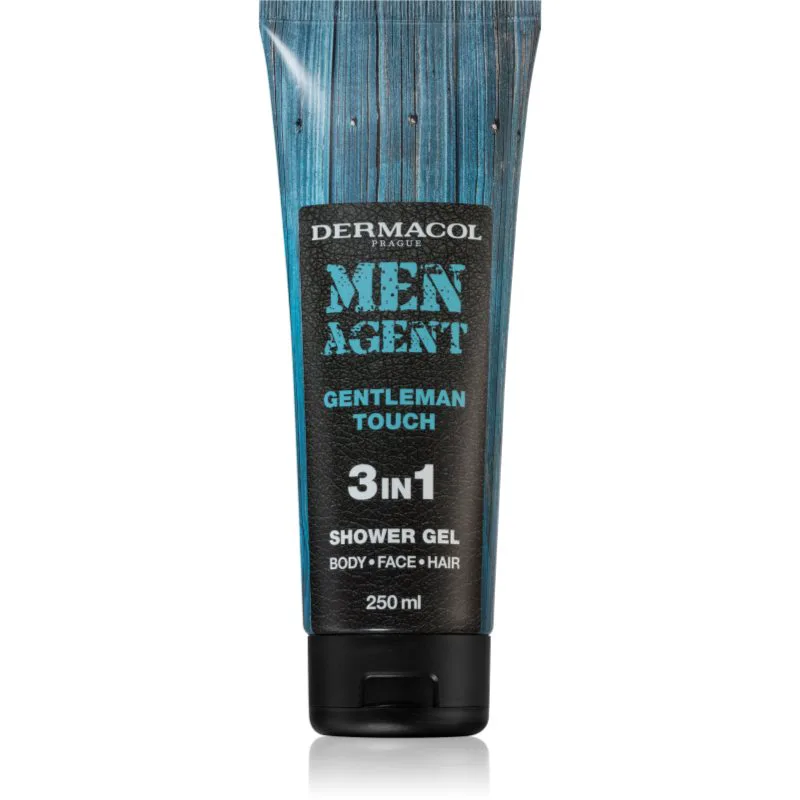 Dermacol Men Agent Gentleman Touch τζελ για ντους 3 σε 1 250 ml