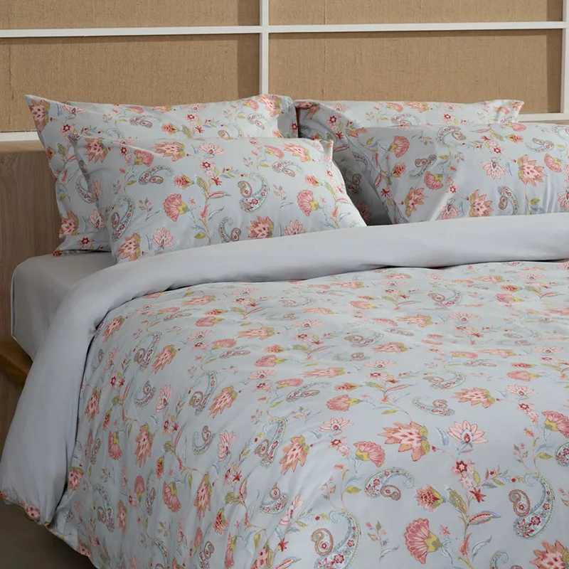 Σεντόνια Διπλά (Σετ) 150X205+30 Sunshine Cotton Feelings 2068 Grey Με Λάστιχο (150x205+30)
