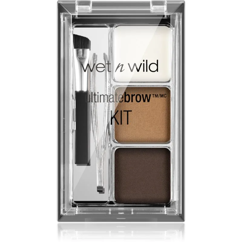 Wet n Wild Ultimate Brow σετ για άψογα φρύδια απόχρωση Ash Brown 2,5 γρ