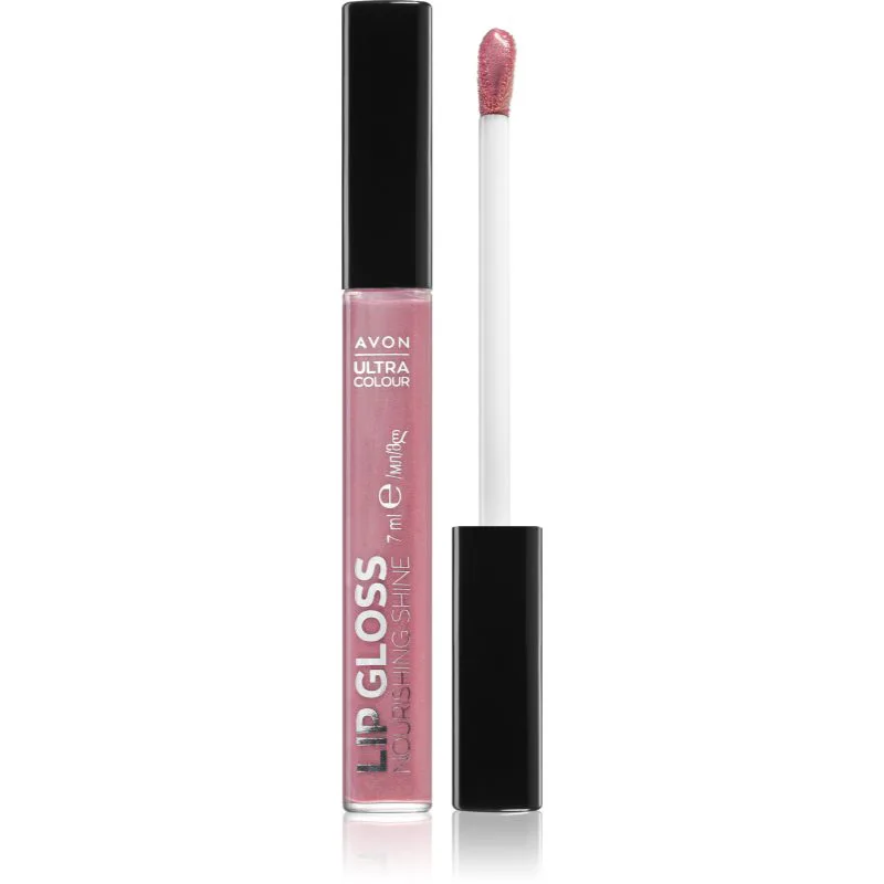Avon Ultra Colour Shine θρεπτικό λιπ γκλος απόχρωση Wink Of Ροζ 7 ml