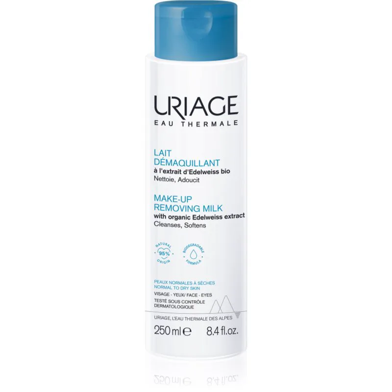 Uriage Eau Thermale Make-Up Removing Milk απαλό γαλακτωμα ντεμακιγιάζ Για πρόσωπο και μάτια 250 ml