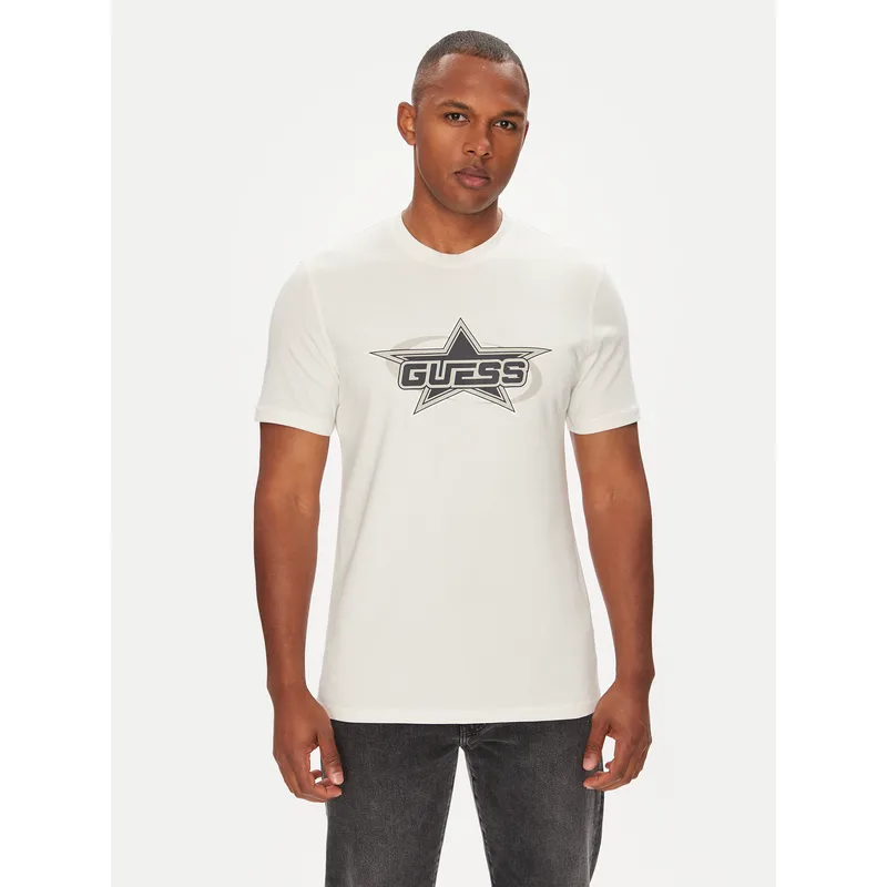Guess T-Shirt Z5YI02 I3Z14 Λευκό Regular Fit