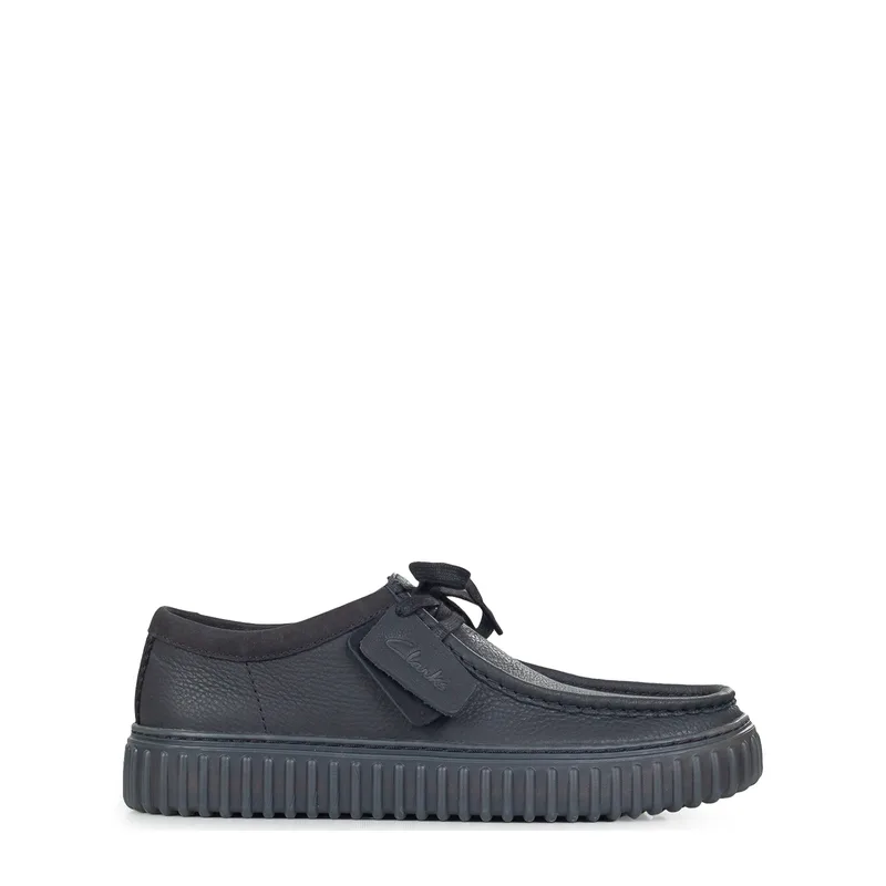 Δετά ανδρικά Clarks Μαύρο 26181385 Torhill Lo 261