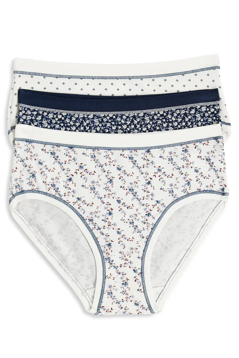 Cotonella γυναικεία εσώρουχα Midi Slip τριπλέτα (3 τμχ)-3363-E503-3M100
