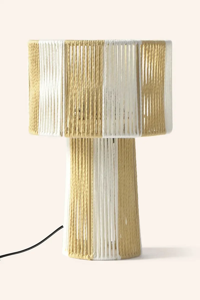 Calma House λάμπα τραπεζιού βαμβακερή 23 x 15 cm