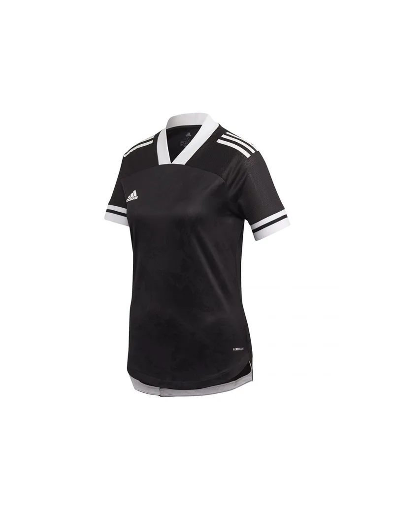Adidas Condivo Κοντομάνικη Γυναικεία Αθλητική Μπλούζα σε Μαύρο χρώμα FT7245