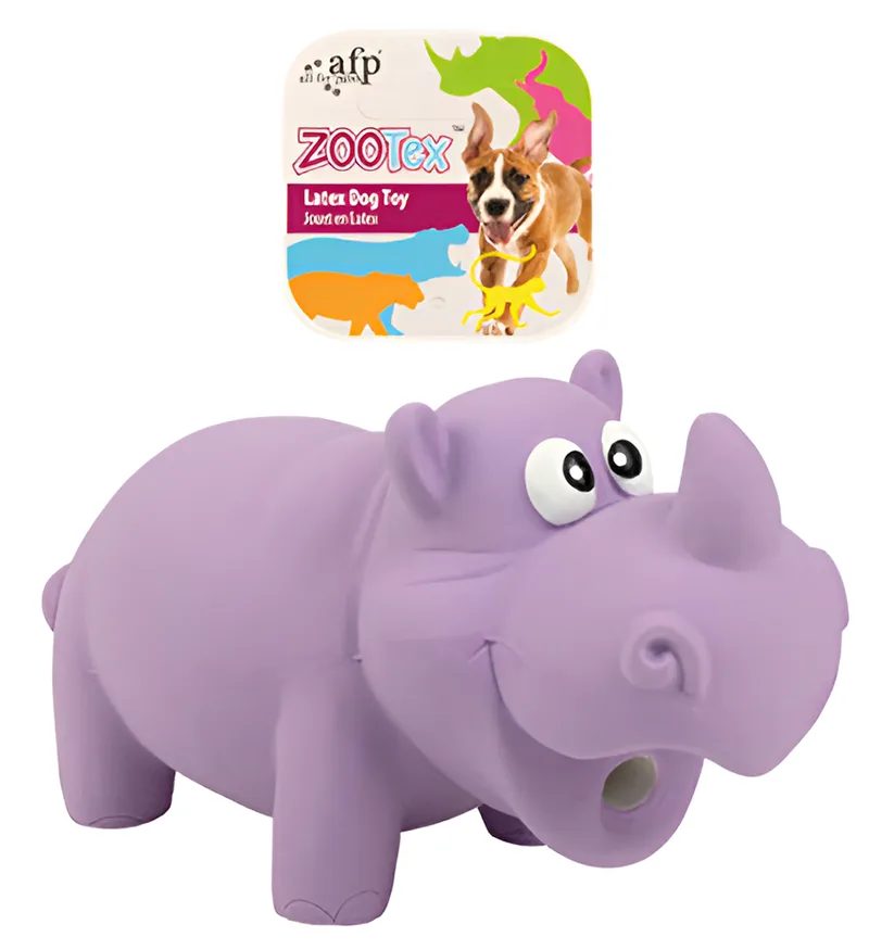 ΠΑΙΧΝΙΔΙ ΣΚΥΛΟΥ AFP ZOOTEX REGINALD THE RHINO (15X6X8CM)