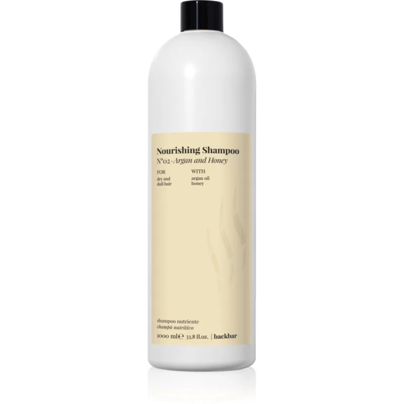 FarmaVita Backbar Nourishing θρεπτικό σαμπουάν για ανανέωση και ενίσχυση των μαλλιών 1000 ml