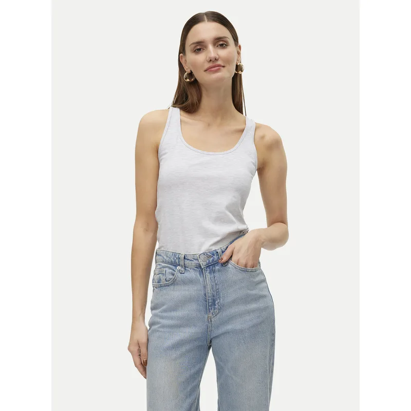 Vero Moda Τοπ Lulu 10323756 Γκρι Regular Fit