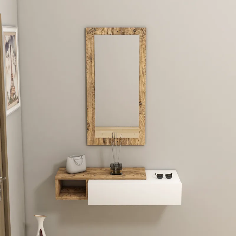 Μπουφές Vien - Atlantic Pine, White 550Arn2811 (82x15,8x29,6)